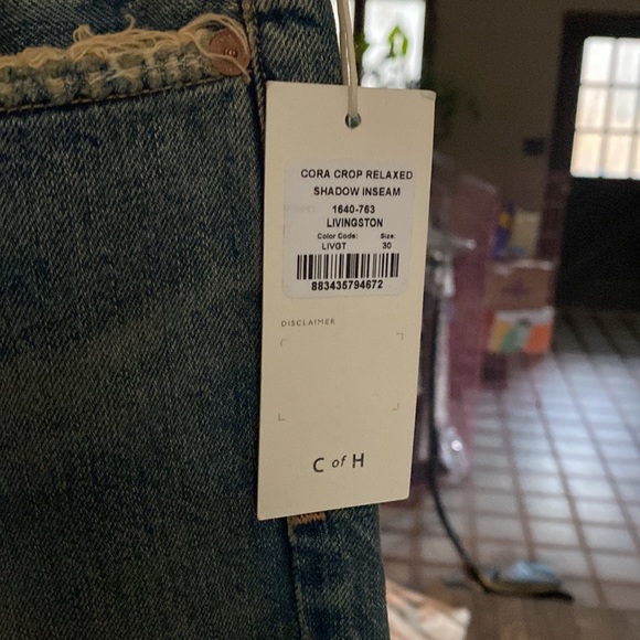 NWT Citizens of Humanity Premium Vintage Cora Crop Relaxed Shadow Inseam Jeans - Picture 6 of 7
